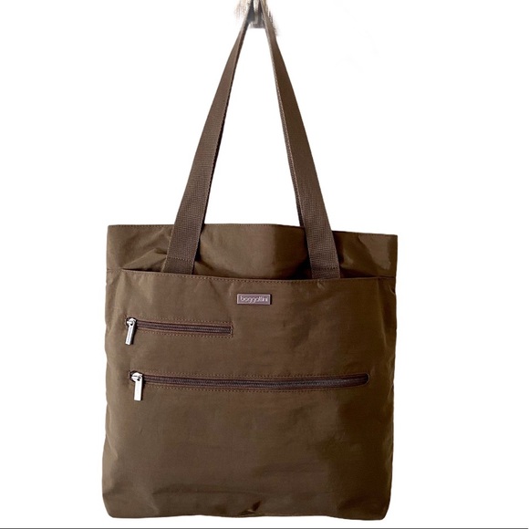 EUC Baggallini Special Edition Brown Nylon Tote - Picture 2 of 10